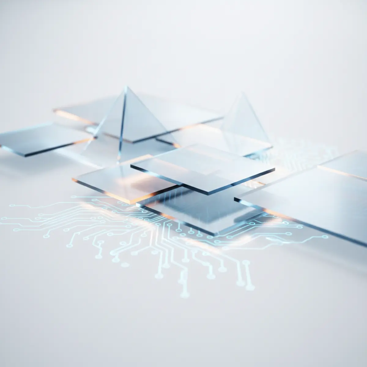 Abstract Glass Background